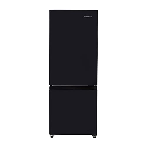 ハイセンス 冷蔵庫 幅48.1cm 162L ブラック HR-D16FB 2ドア 右開き 自動霜取り コンパクト